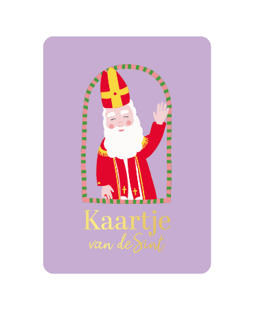 Kaartje van de Sint