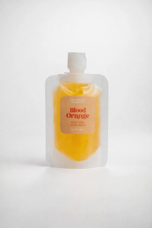 Blood Orange body and hand wash 50ml frisse citrus handzeep cadeaubox
