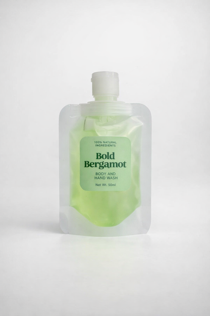 Bold Bergamot body and hand wash 50ml frisse citrus handzeep cadeaubox