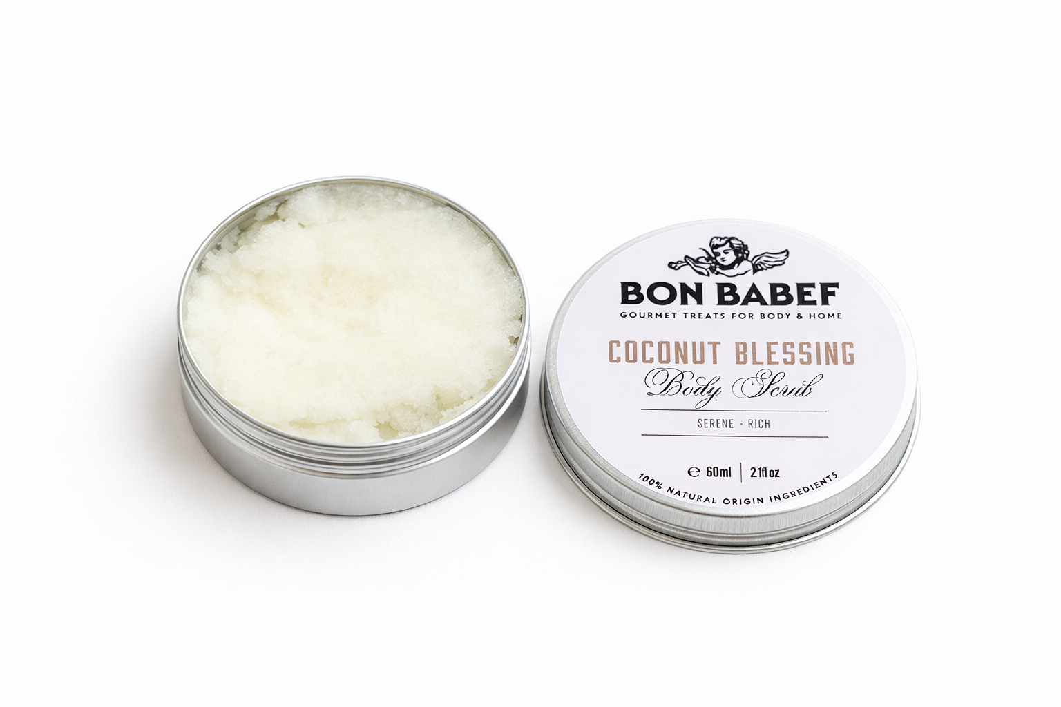 Coconut body scrub zout 60ml kokos bodyscrub cadeau
