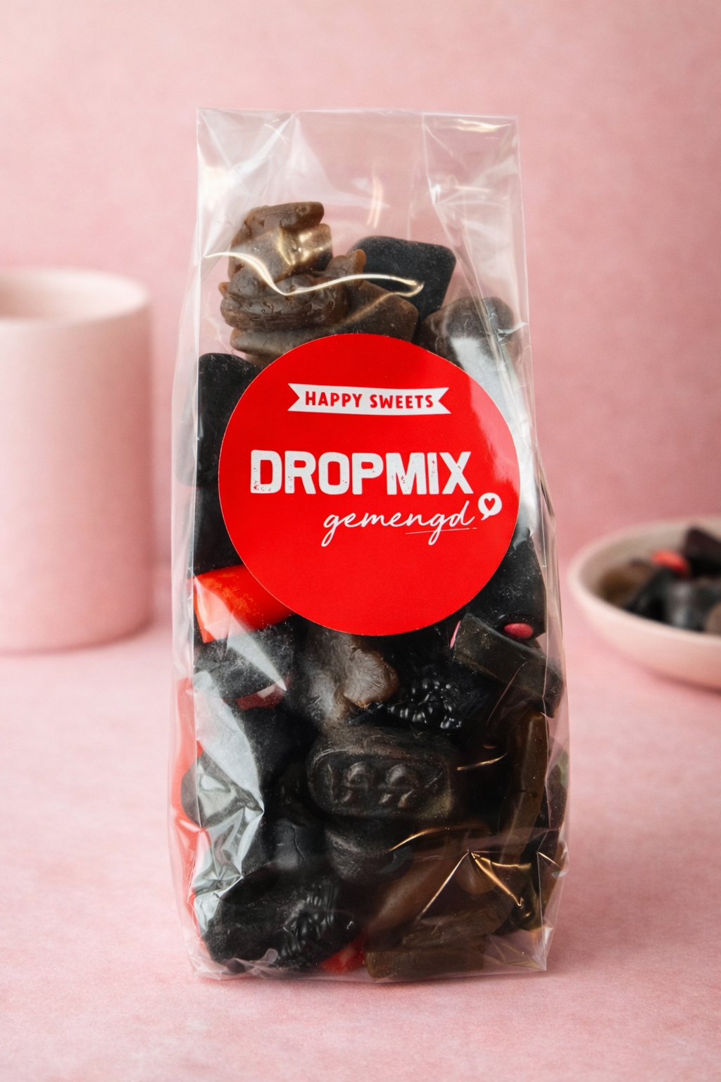 Drop mix gemengd zoet 275 gram in transparante verpakking