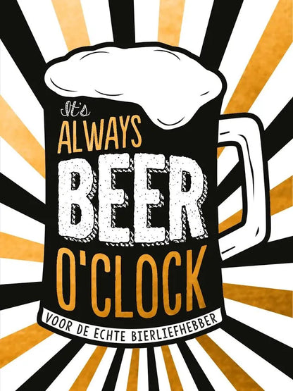 Cadeauboekje It’s Always Beer O’Clock cadeau voor bierliefhebber