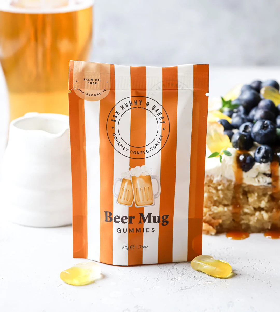 Origineel bier snoep gummies cadeau bierliefhebber zakje
