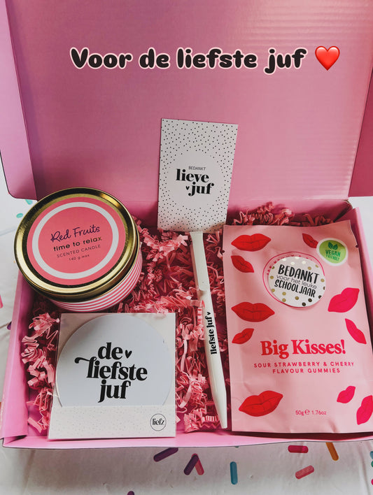 Bedankt lieve juf