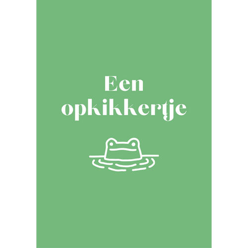 Een opkikkertje