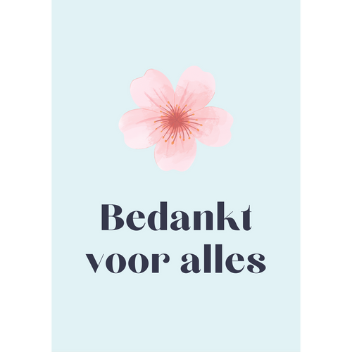 Bedankt voor alles