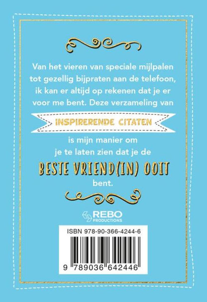 Boekje voor de beste vriendin ooit