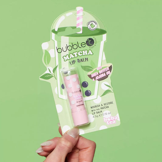 Bubble T Matcha Lip Balm