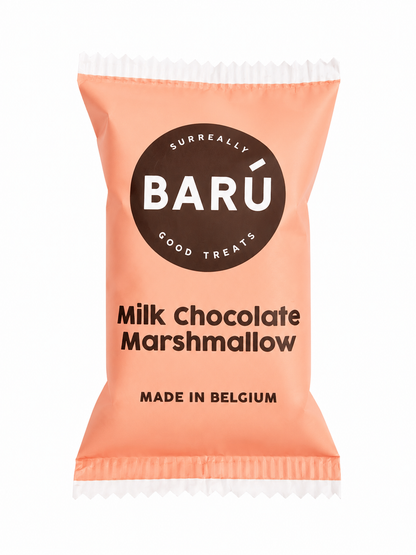 Barú Milk Chocolate Marshmallow met zachte marshmallow en melkchocolade