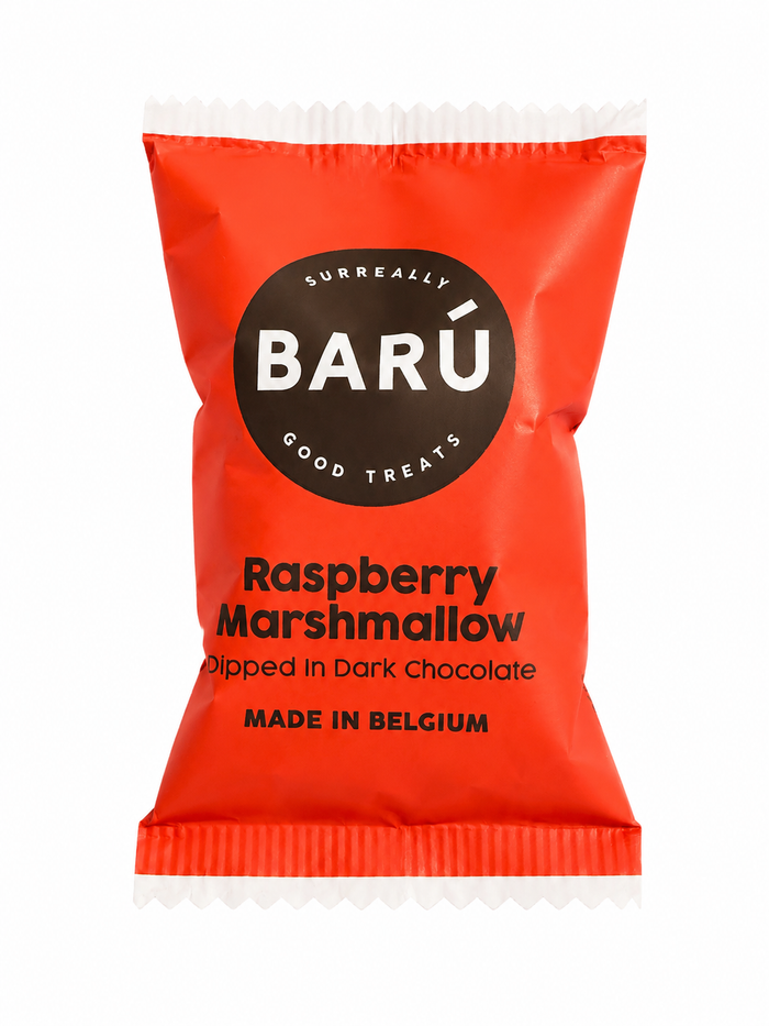 Barú Raspberry Marshmallow – Marshmallow met Donkere Chocolade