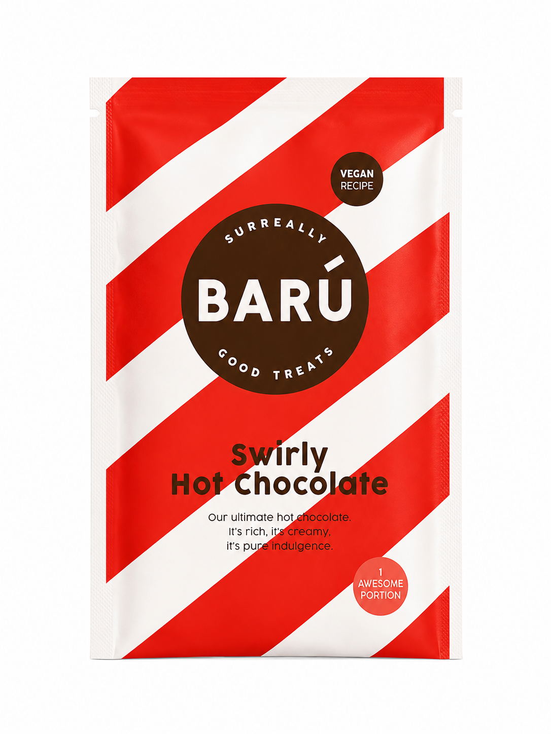 Barú Swirly Hot Chocolate vegan warme chocoladedrank voor één persoon