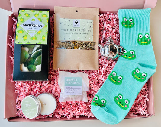 beterschap cadeau brievenbus selfcare cadeaubox ontspanning herstel