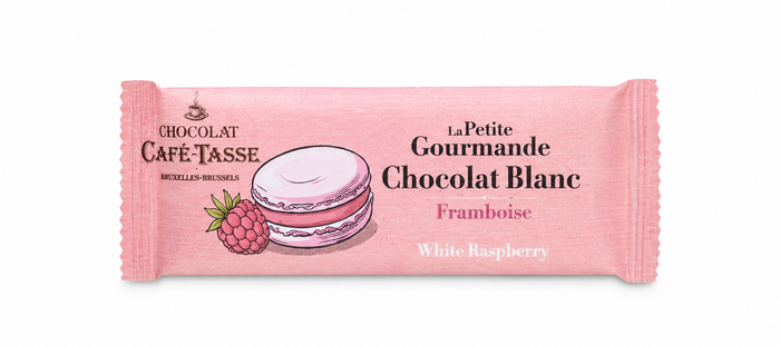 Café-Tasse Chocolat Blanc Framboise – White Raspberry Chocolade