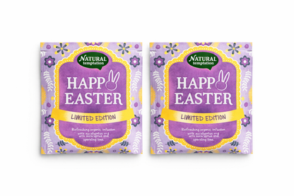 Happy Easter thee met 2 theezakjes Paas thee cadeau
