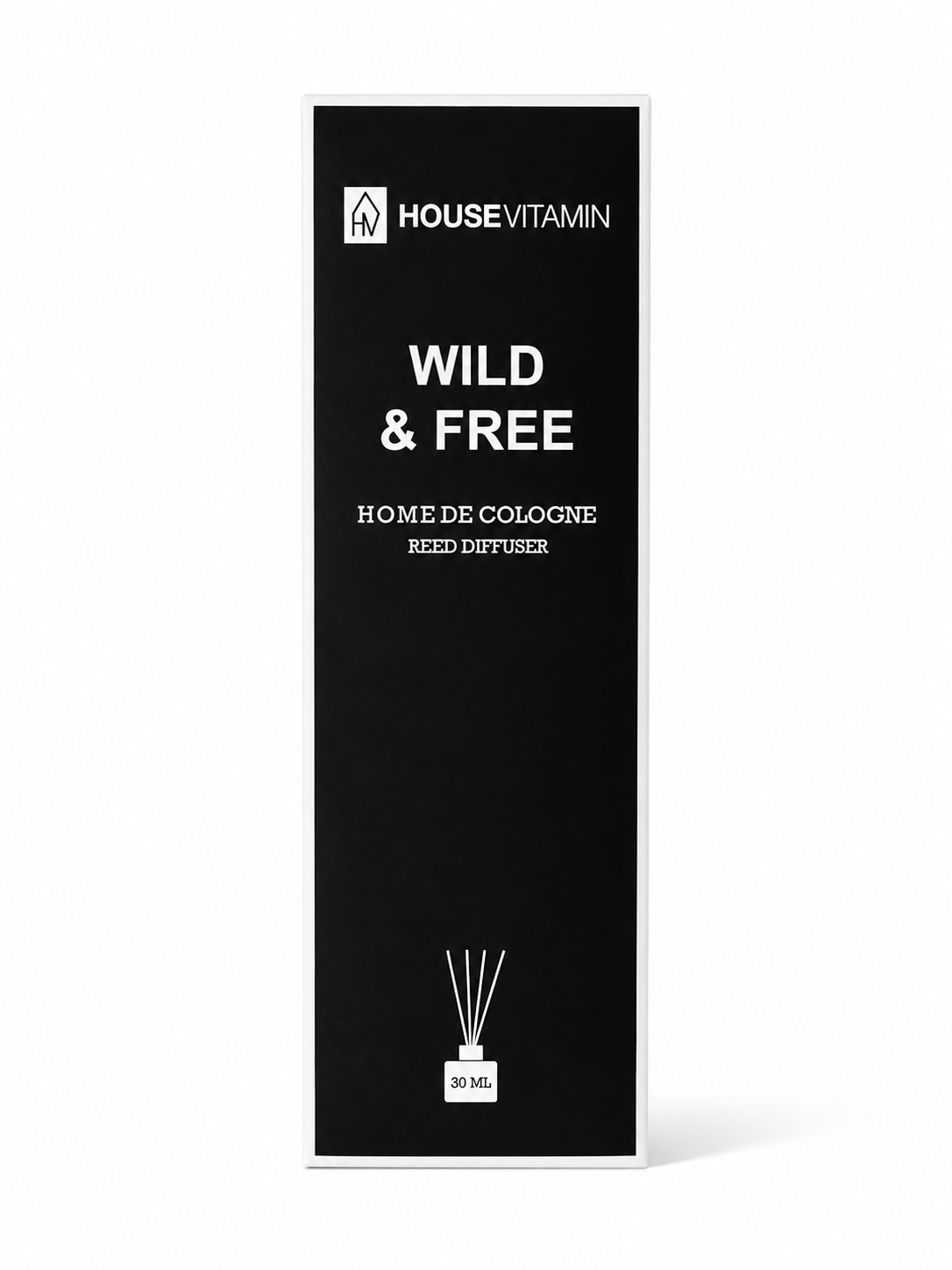 HOUSEVITAMIN Wild & Free Reed Diffuser 30 ml met geurstokjes