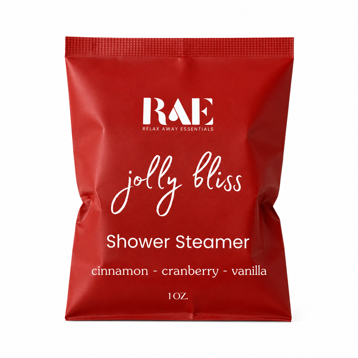 Jolly Bliss Shower Steamer met kaneel, cranberry en vanille – kerst wellness cadeau