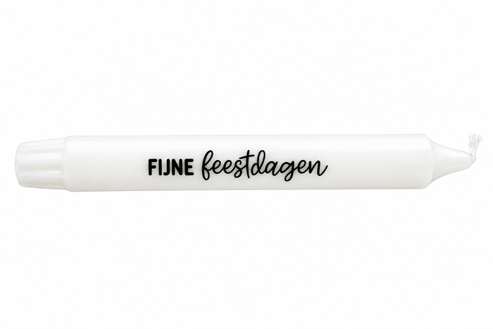 Kaars Fijne Feestdagen – Origineel Kerstcadeautje
