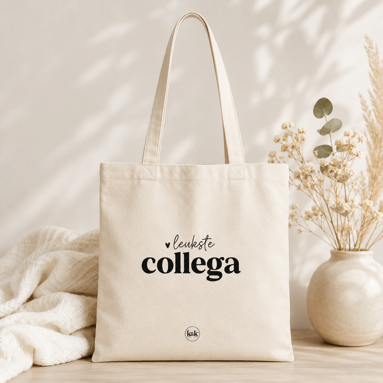 leukste collega katoenen tas, collega cadeau, katoenen tas collega, origineel collega cadeau, bedankje collega, afscheidscadeau collega, leuke tas collega