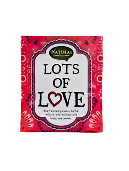 Lots of Love thee – 2 theezakjes met liefdevolle verpakking, perfecte toevoeging aan cadeauboxen
