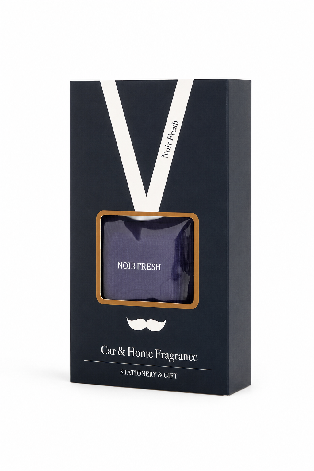 Noir Fresh auto- en huisparfum in luxe zwarte cadeauverpakking