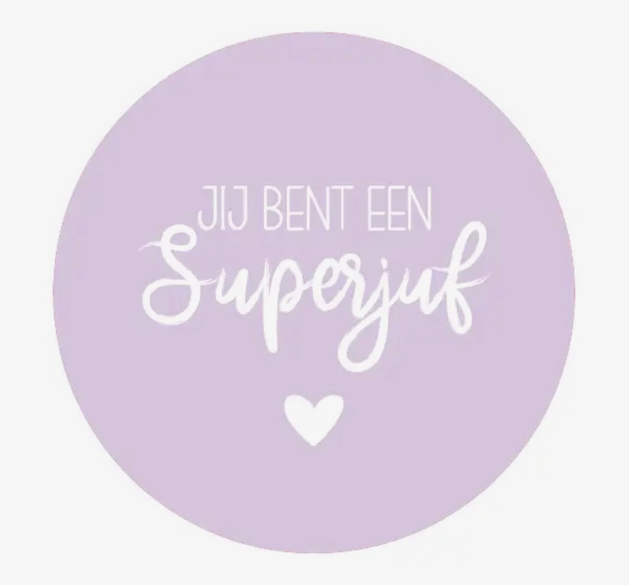 Onderzetter je bent een super juf cadeau juffendag
