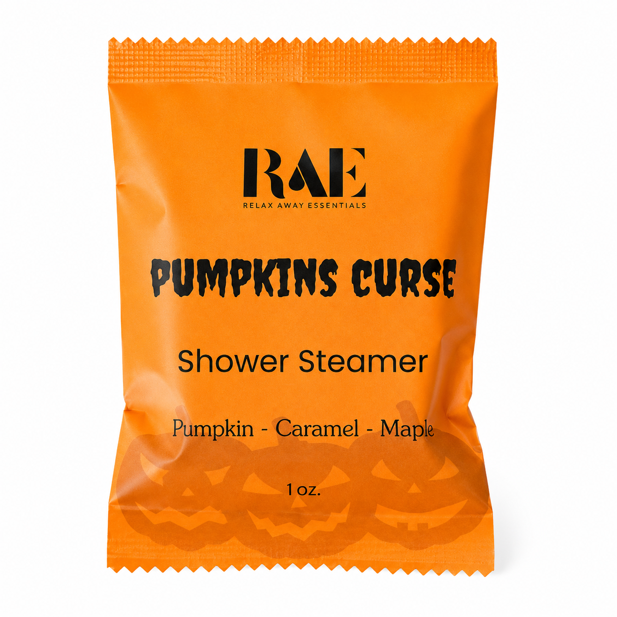 Pumpkins Curse Shower Steamer met Pumpkin Caramel Maple geur – herfst wellness cadeau