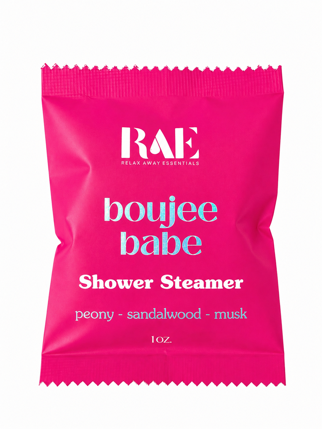 RAE Boujee Babe Shower Steamer met peony, sandelhout en musk