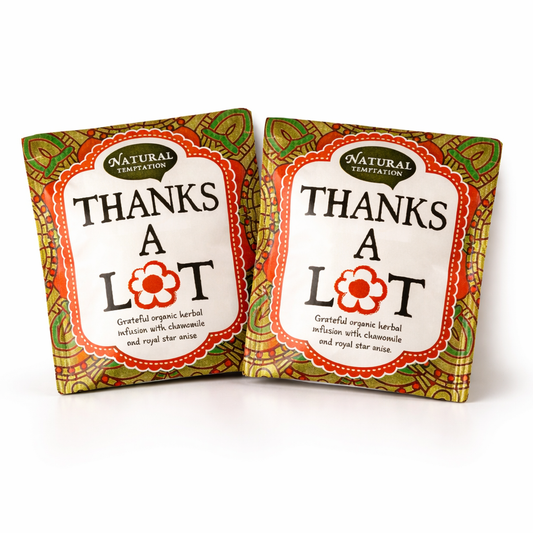 Thanks a Lot Tea – 2 theezakjes als bedankje, perfect voor cadeauboxen van The Prezzent
