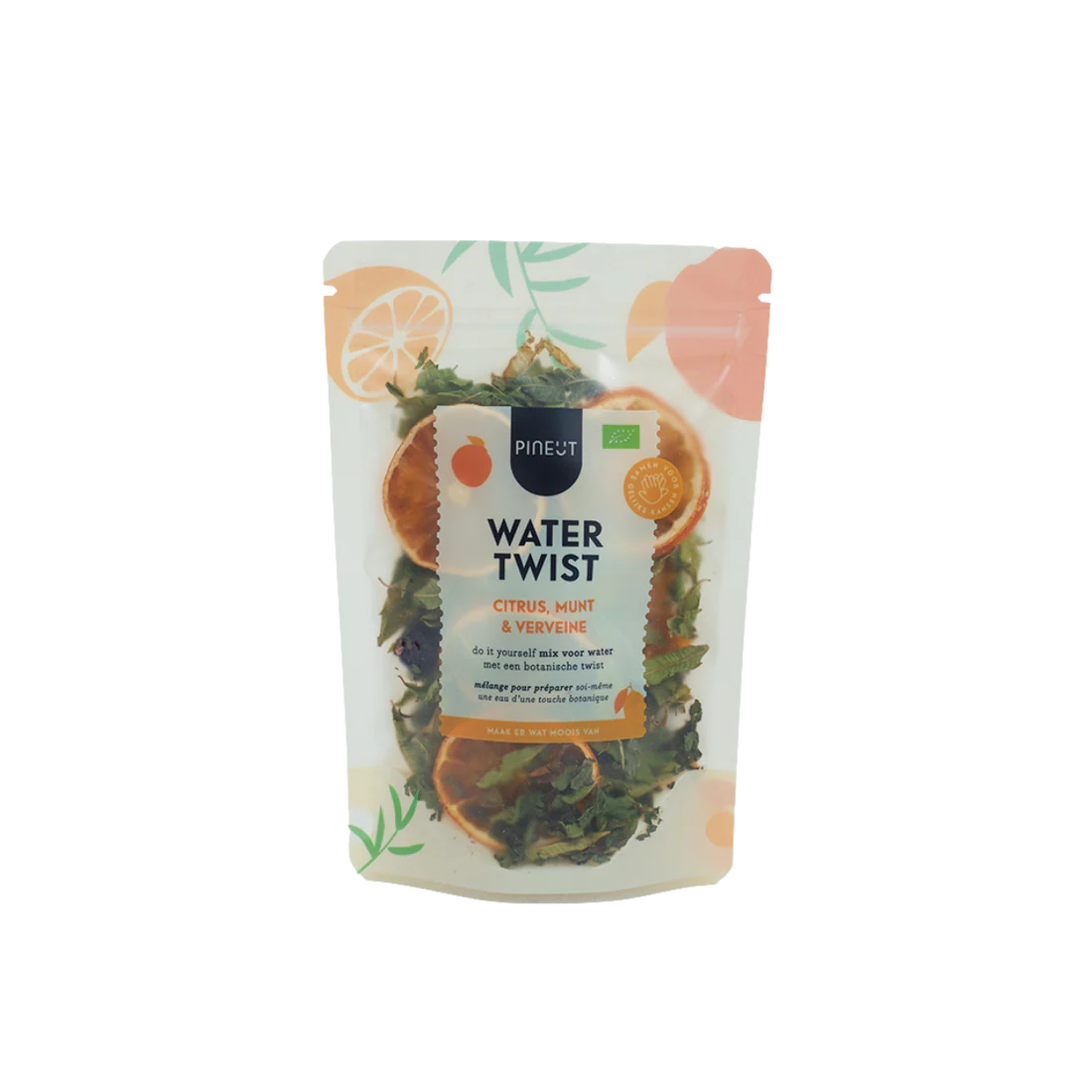 Water Twist met citrus munt en verveine van Pineut