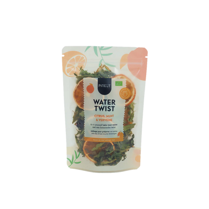 Water Twist met citrus munt en verveine van Pineut