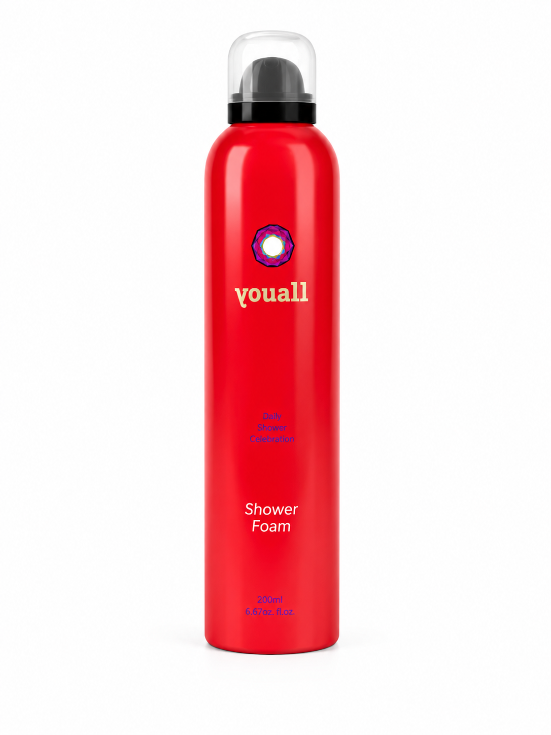 Youall Shower Foam Moringa 200 ml luxe douchefoam op witte achtergrond